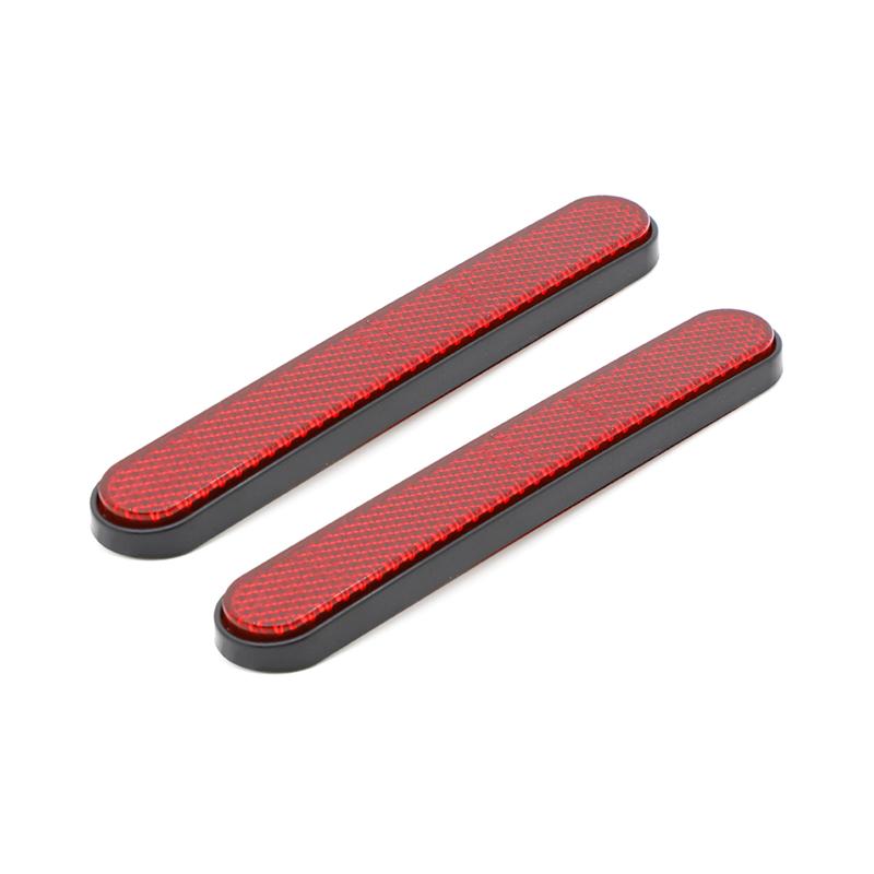 2 шт. Аксессуары для модификации мотоцикла, светящиеся наклейки, светоотражающие полосы, декоративные боковые отражатели, отражатели