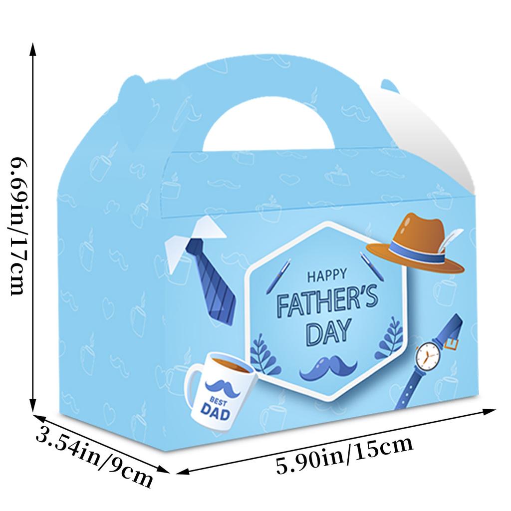 Father'S Day Party Decoration Handheld Box Father 'Sday Gift Box Candy Box Customized Customized Gift Box
