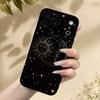 Чехол для телефона со звездным небом, солнцем и луной, подходит для iPhone 17 16 15 14 13 12 11 Pro/Max/Plus, противоударная задняя крышка