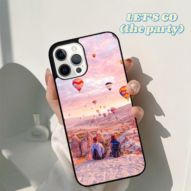 Autumu Hot Air Balloon Travel Mountain Phone Case Cover for iPhone 17 Air 16 16e 15 12 11 13 14 Pro Max Plus Coque