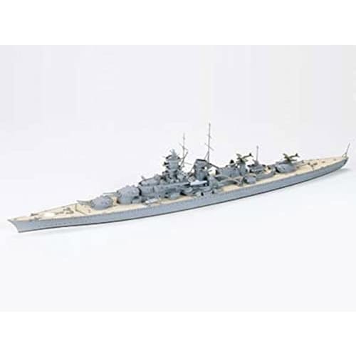 Tamiya 1/700 Waterline Series No. 120 German Navy Battlecruiser Gneisenau Plastic Model 77520