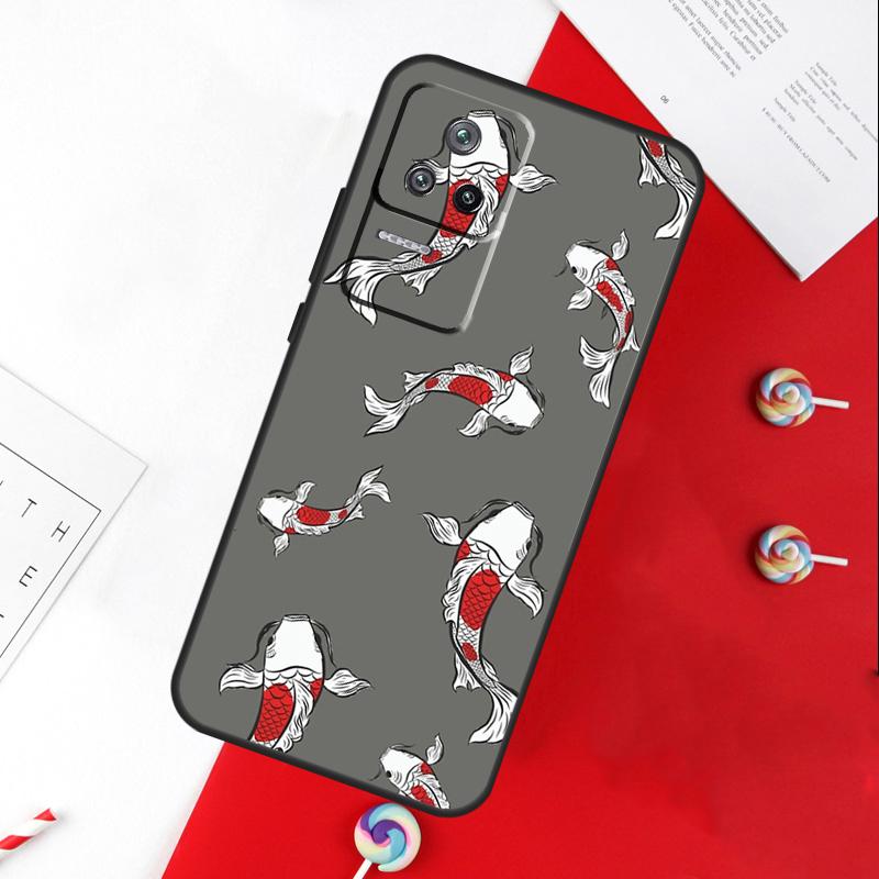 Чехол с изображением рыбы Кои Инь-Ян для Xiaomi 13T 11T 12T 14T Pro 13 14 15 Ultra POCO X7 Pro X3 X5 X6 F5 F6 M6 Pro