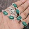 Malachite Gemstone Handmade Solid 925 Sterling Silver Jewelry Necklace