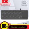 DS-9868 Wired Keyboard with Integrated Touchpad Mouse