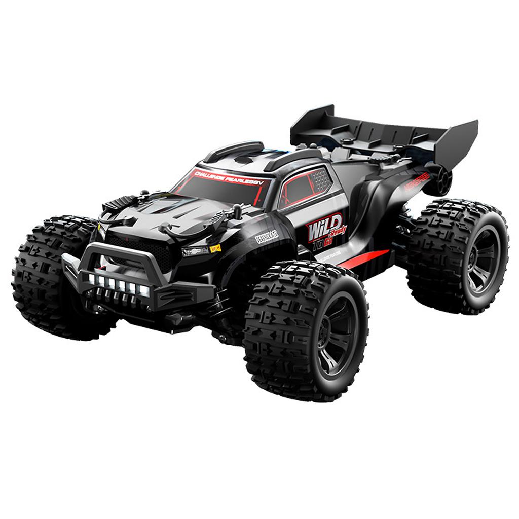 Remote Control Car, 1:18 Scale 28 KPH High Speed Off Road Vehicle with LED Headlights, 4WD All Terrain Electric Crawler