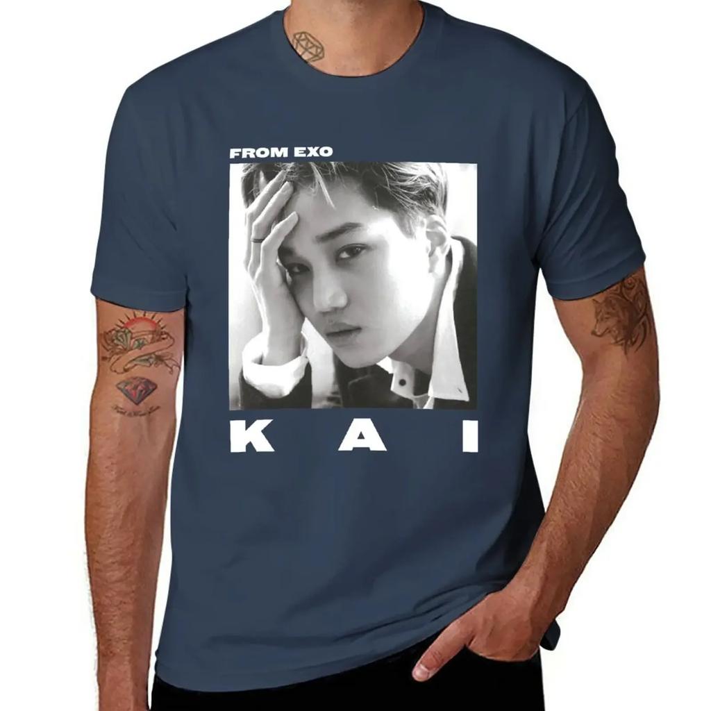 KAI TShirt plain shirts graphic tees summer top men t shirt