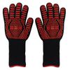 Meier High temperature resistance 500 degrees, silicone barbecue oven microwave oven anti-scalding high temperature insulation gloves