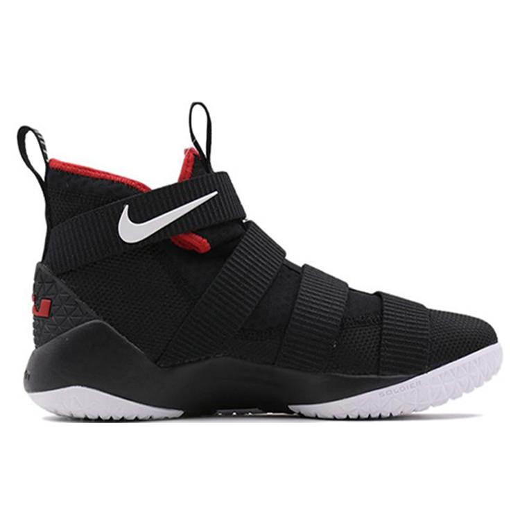 Nike LeBron Soldier XI Ep 'Черный Белый Университетский Красный' 897645-002