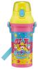 Skater Children's Plastic Water Bottle, 480ml, One-Push Opening, Child-Friendly, Lightweight, Made In Japan, Takeshita Paradise, PSB5SANAG68540
