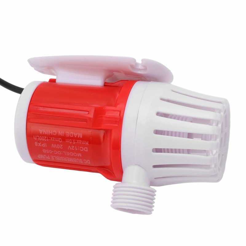DC-05B Насос циркуляционный бесщеточный 1200 л/ч 20 Вт DC12V для аквариума