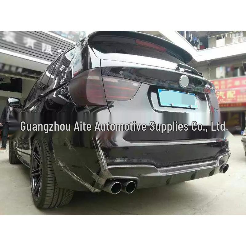 BMW X3 F25 M Sport Carbon Fiber Rear Lip Spoiler with Adhesive