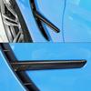 Для BMW M3 M4 F80 F82 2014-19 Автомобиль Настоящий Сухой Жесткий Углепластик Боковой Воздухозаборник Разделитель Крыла Декоративная Накладка Рамка Отделка Наклейка