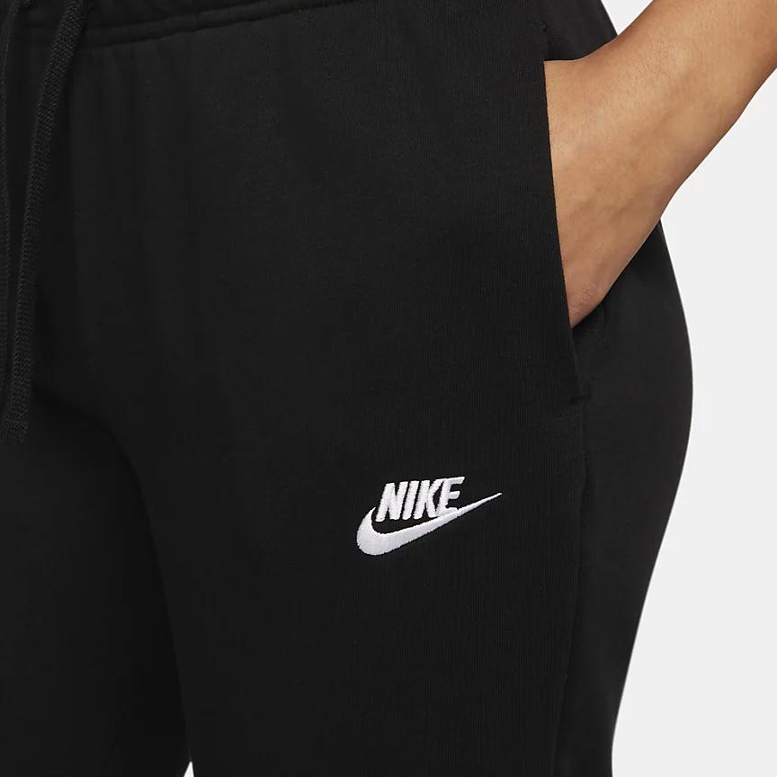 Nike Женские спортивные штаны Jogger с эластичной талией и шнурком, черные DQ5192-010