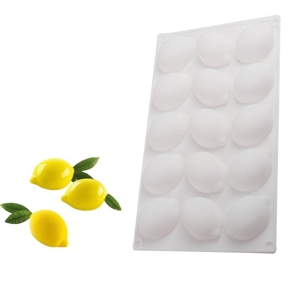Fruit Shaped Lemon Mousse Cake Mold Food-Grade Silicone Baking Cake Molds Pastry Making