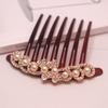 Small Size 7 Teeth Insert Comb Clip Women Hair Styling Hairpins Women Headwear Jewelry Bangs Broken Hair Comb Clip Girls Gifts