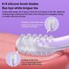 3pcs/set Soft Silicone Baby Oral Cleaner Safe Milk Teeth Tongue Brush  Home Use
