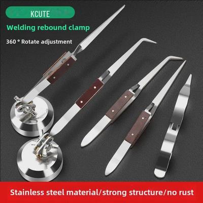 Универсальные пинцеты для ювелирной сварки: Изогнутые и прямые зажимы для отскока