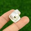 Golden Rutile Stone Promise Elegant Solitaire Ethnic Ring Sterling Silver US 9.5