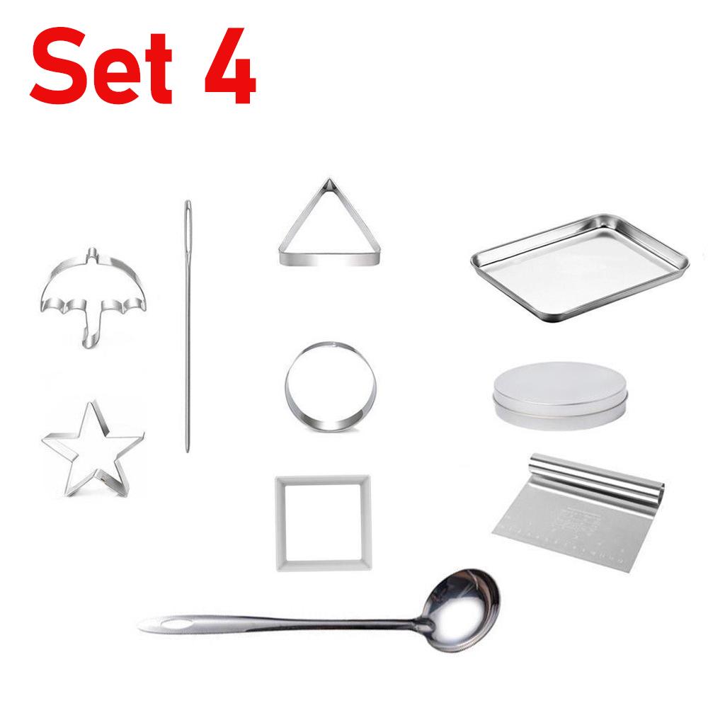 1 Набор Корейские Формочки для Сахарного Печенья из Нержавеющей Стали для Кит Челлендж Формы для Печенья Мастика Штамп Сотовый Резак для Печенья