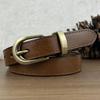 Ретро мода тренд кожаный ремень женский первый слой коровья кожа повседневный джинсовый ремень женский