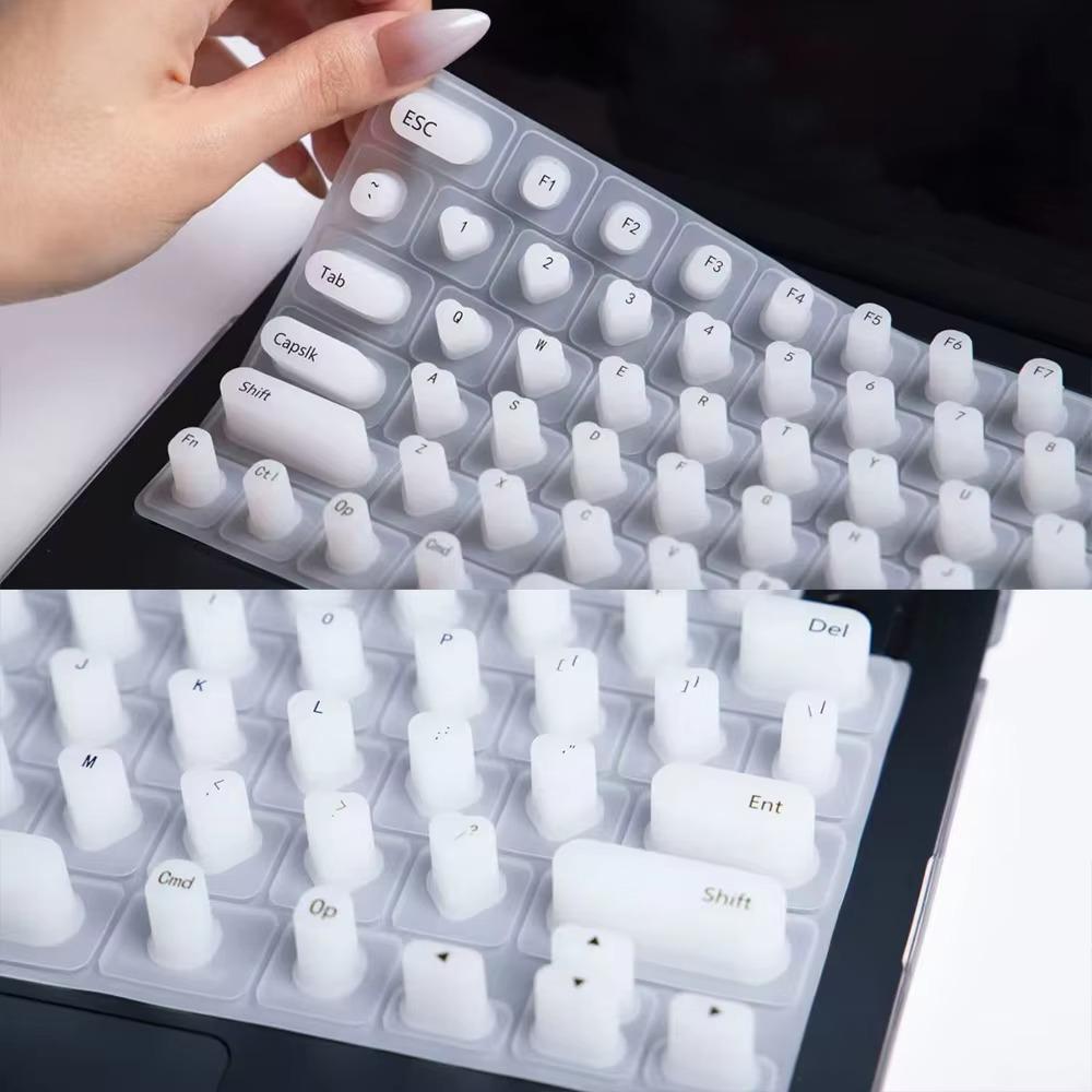 New Silicone Keyboard Film For Long Nail Art Keyboard Cover Typing Artifact Protects Keyboard Membrane for Laptop Protector