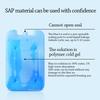 Blue Ice Crystal Box PE Refrigerated Shipping Cooling Box New Ice Box  Food