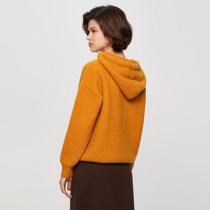 Women's Loose Hooded Knit Sweater