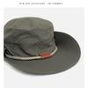 Tide brand drawstring fisherman hat men and women summer breathable outdoor camping mountaineering fishing hat western cowboy hat