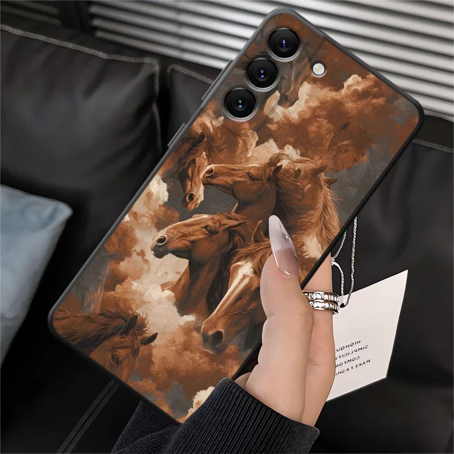 Чехол для Samsung Galaxy A50 A70 A15 A16 A40 A06 A12 A17 A13 A20 A05 A04 Funda Чехол для телефона Крутая Лошадь