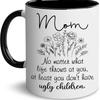 Mom Father'S Day No Matter Mother'S Day Ugly Children Ceramic Coffee Mug Dad Water Cup