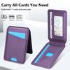 For Samsung Galaxy A55 5G Magnetic Case Detachable Card Holder Kickstand Leather Phone Back Cover