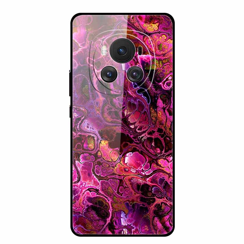 Tempered Glass Case For Honor Magic 6 Pro Case 6.8" Soft Edge Hard Glass Back Cover For Honor Magic6 Pro Phone Case Fundas Shell