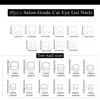 48Pcs Glossy Finish False Nails Set Short Square Shape Short Tip Toenail  For Fingernails & Toenails