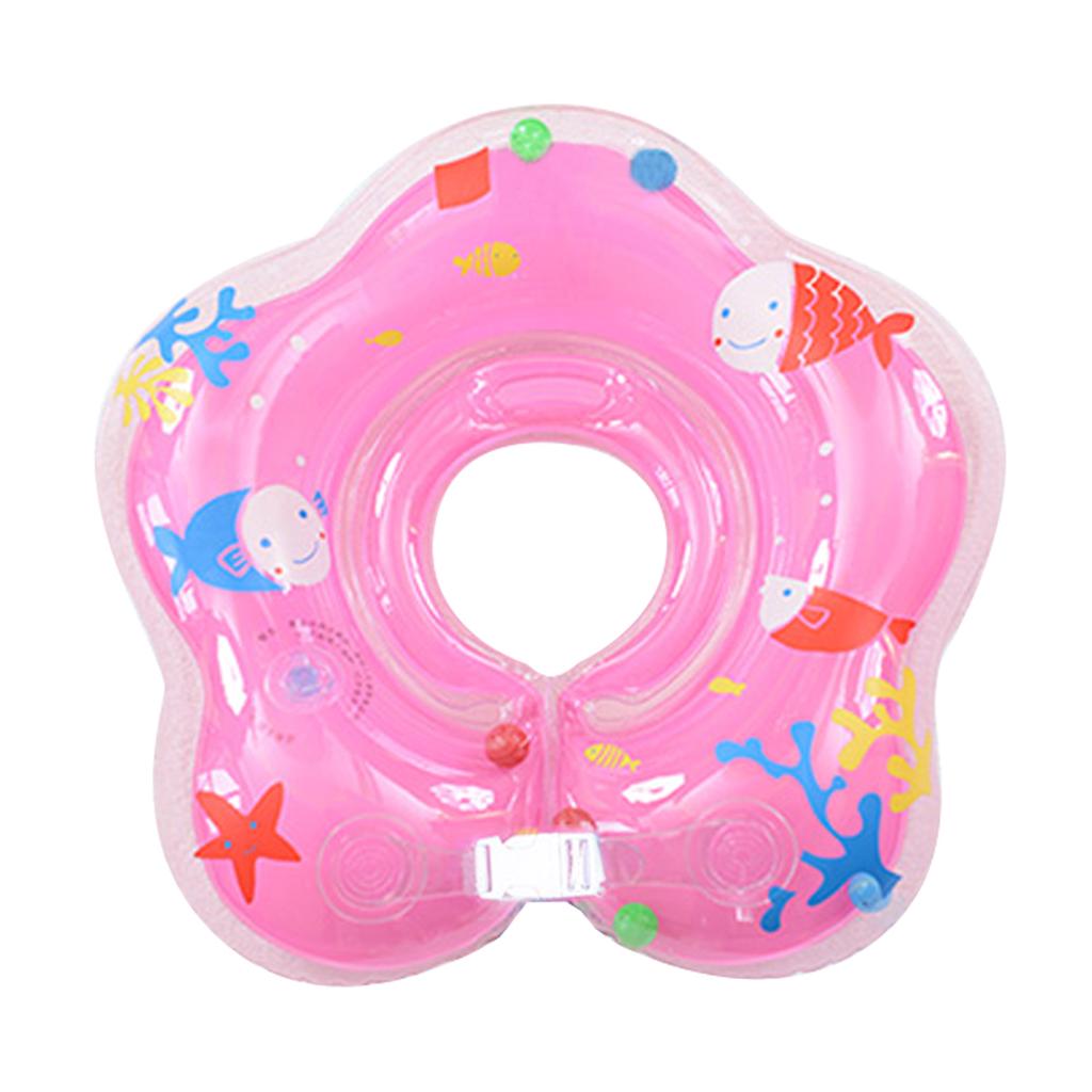 0-18months Baby Swimming Accessory Neck Ring Tube Safety Infant Float Circle for Bathing Inflatable