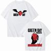 2024 Rock Band Green Day The Saviors Tour Графические футболки Мода Хип-хоп Футболка с коротким рукавом Унисекс Высококачественные хлопковые футболки#Цвет(1)