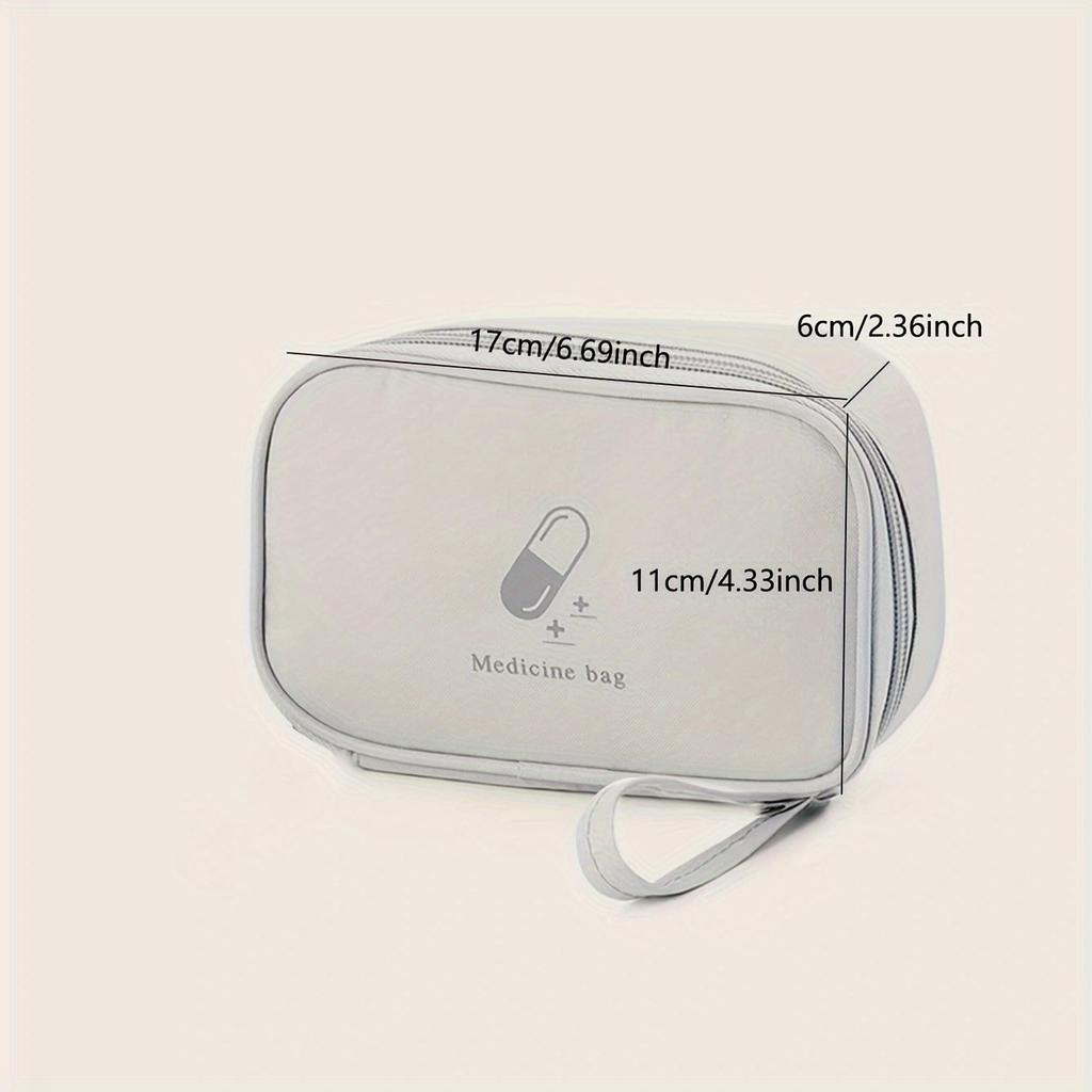 1 шт. Портативная сумка для лекарств Аптечка первой помощи Медицинские наборы для экстренной помощи Органайзер Для путешествий на открытом воздухе Домашняя сумка для хранения лекарств и таблеток