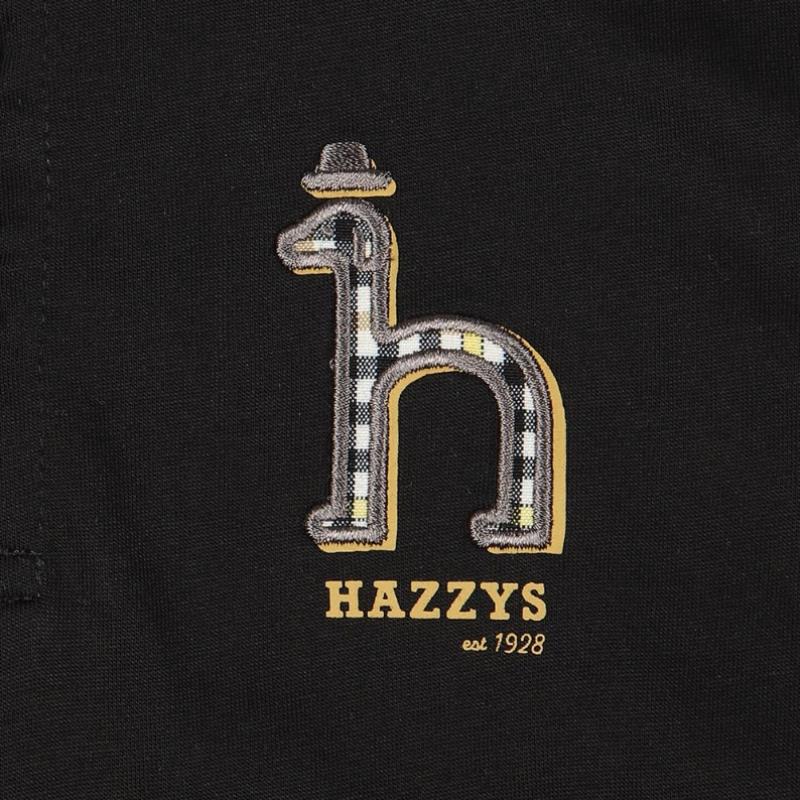 Haggis Kids Henry Neck T shirT huf11Tp04m Bk