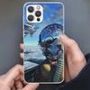 Чехол для телефона Военный Самолет Военный Корабль Истребитель Для iPhone 17 16 15 14 13 12 11 Pro Max Mini Plus Air 7 SE 8 Мягкий Силикон Печать Sh