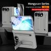 Foldable Phone Case With Pen Holder Stand Full Protection IPhone Duo Shockproof