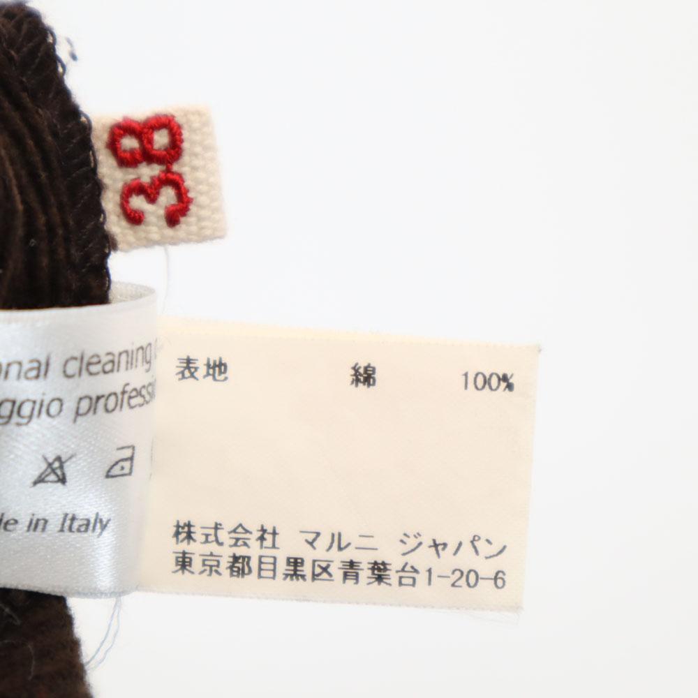 Marni Сделано в Италии Вельветовые брюки 38 Коричневые Женские Б/у