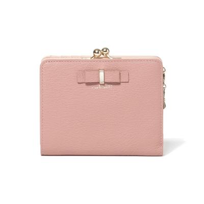 Кошелек двойного сложения с мотивом ленты женский JSLW4CS1 розовый [Jill Stuart] [Misty]