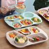 Plastic Student Dinner Plate Thickened Canteen Compartment Food Tray Anti-fall Multigrid Rice Pan Home Rectangle Kitchen Tools