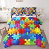 Puzzle Bedding Set 3D Printing Sea 2-3 Piece Set (No Core) Suitable for Bedroom Duvet Cover Set Gift Home Decor Fashion Textile