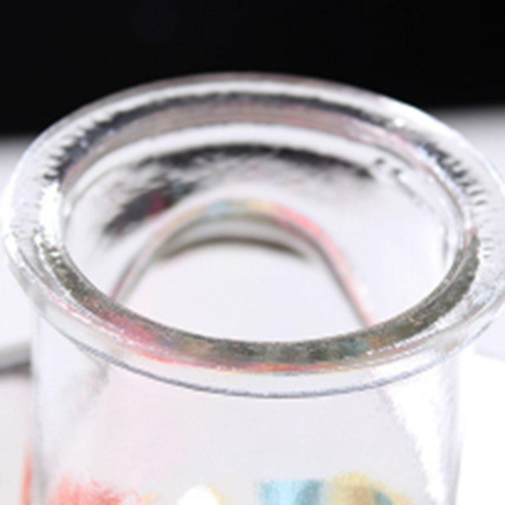 Craft Wishing Bottle Stars Shape Pentagram Storage Bottle DIY Origami Stars Glass Bottle  Home