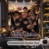 Personalized Wall Tapestry,Jujutsu Kaisen Custom Printed Name, Fabric Wall Art For Indoor Room Backdrop