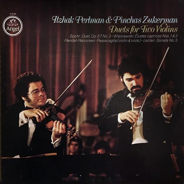 LP Record ITZHAK PERLMAN, PINCHAS ZUKERMAN - Duets For Two Violins S37406 ANGEL RECORDS ? 1979 US Classical Used