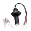 Motorcycle Locking System Motorbike Ignition Switch Lock Door/Fuel Tank Caps Lock Key Motorcylce Accessories for YBR125
