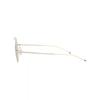 Thom Browne Round Frame Metal Sunglasses White Gold Silver Brown