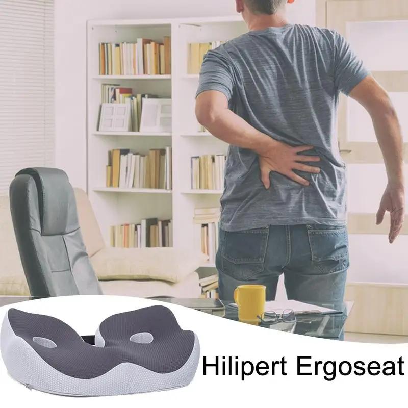 Эргономичная подушка из пены с эффектом памяти для копчика, ортопедическая подушка для сиденья с регулируемой шириной для офисного кресла, автомобиля, для облегчения боли в спине