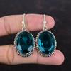 Faceted Indicolite Earring 925 Sterling Silver Earring Wonderful Vintage Earring Indicolite Gemstone Jewelry Handmade Earring Gifts For Her